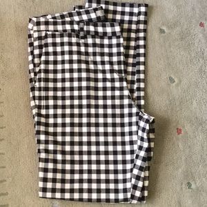 Dalia Buffalo Check ankle pants SZ 10